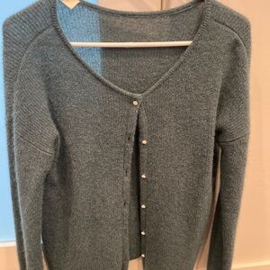 Hunter green cardigan